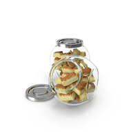 Glass Jar Cookies Content PNG & PSD Images