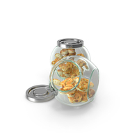 Glass Jar Cookies Content PNG & PSD Images