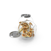 Cookies In Glass Jar PNG & PSD Images