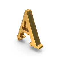 Slime Melt Halloween Alphabets A Gold PNG & PSD Images