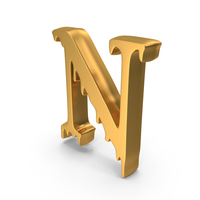 Slime Melt Halloween Alphabets N Gold PNG & PSD Images