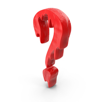 Red Slime Melt Halloween Question Mark Symbol PNG & PSD Images