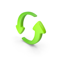 GREEN RECYCLE ICON PNG & PSD Images