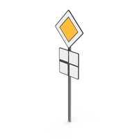 Main Road Sign PNG & PSD Images