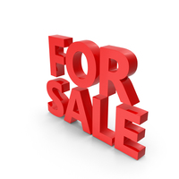 Red For Sale Text PNG & PSD Images
