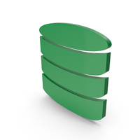 Green DataBase Icon PNG & PSD Images