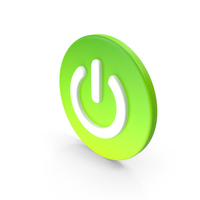 POWER BUTTON GREEN PNG & PSD Images