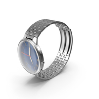 Silver Men's Watch PNG & PSD Images