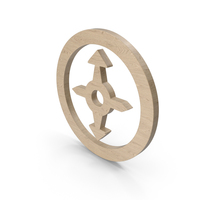 Wood Compass Icon PNG & PSD Images