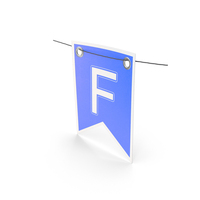 Garland Flag With Letter F PNG & PSD Images