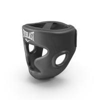 Boxing Head Gear Everlast Black PNG & PSD Images