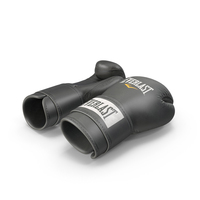 Everlast Black Boxing Gloves PNG & PSD Images