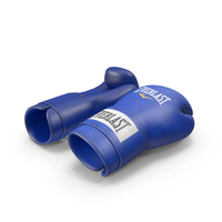 Boxing Gloves Everlast Blue PNG & PSD Images