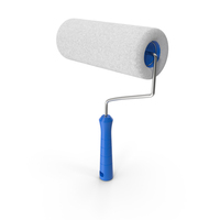 Blue Paint Roller PNG & PSD Images