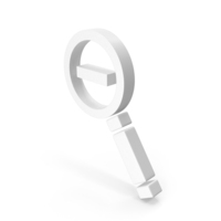 White Zoom Out Icon PNG & PSD Images