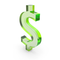 DOLLAR ICON GLASS PNG & PSD Images