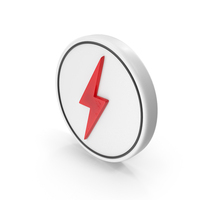 Black & White Power Symbol PNG & PSD Images