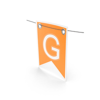 Garland Flag With Letter G PNG & PSD Images
