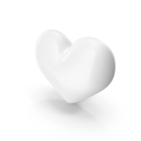 White Heart PNG & PSD Images