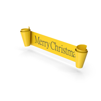 Christmas Ribbon Banner PNG & PSD Images