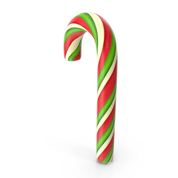 Colorful Christmas Candy Cane PNG & PSD Images