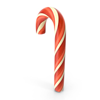 Red Christmas Candy Cane PNG & PSD Images