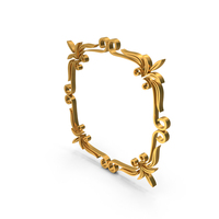 Box Border Frame Design Gold PNG & PSD Images