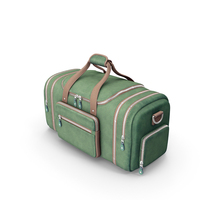 Green Travel Bag PNG & PSD Images