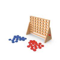 Puissance 4 Game Ready Wooden Board PNG & PSD Images