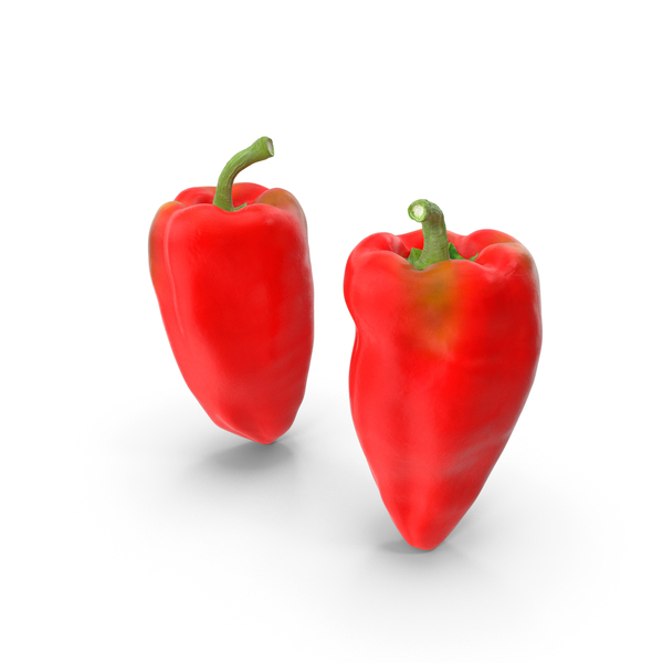 Red Long Pepper Bicolor PNG & PSD Images