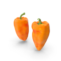 Sweet Long Pepper Orange PNG & PSD Images