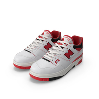 New Balance 550 Red PNG & PSD Images
