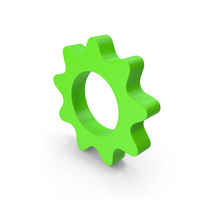 Soft Green Gear PNG & PSD Images