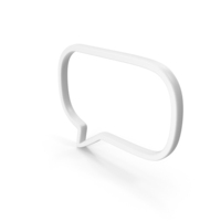 Talk Empty Icon Gray PNG & PSD Images