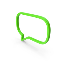 Talk Empty Icon Green PNG & PSD Images