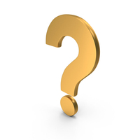 Gold Question Mark Icon PNG & PSD Images