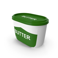 Butter 15oz Jar Green Generic Label PNG & PSD Images