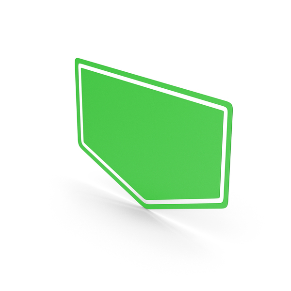 Green Ribbon Label PNG & PSD Images