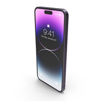 Apple iPhone 14 Pro Max Deep Purple PNG & PSD Images
