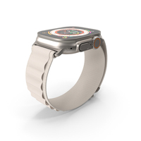 Apple Watch Ultra Alpine Loop Starlight PNG & PSD Images