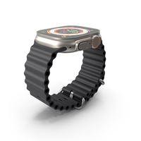 Apple Watch Ultra Ocean Band Midnight PNG & PSD Images
