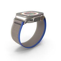 Apple Watch Ultra Trail Loop Blue Gray PNG & PSD Images