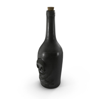 Ceramic Rum Pirate Bottle PNG & PSD Images