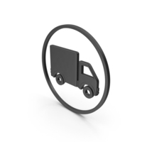 TRUCK SYMBOL BLACK PNG & PSD Images