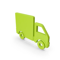 Green Truck Symbol PNG & PSD Images