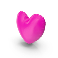 Pink Heart Shaped Baloon PNG & PSD Images