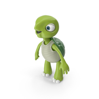 Cartoon Turtle Character PNG & PSD Images