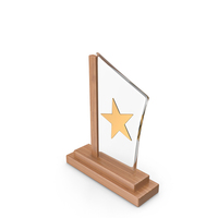 Acrylic Award Star in Glass PNG & PSD Images