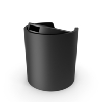 Cap Disc Top Open Black PNG & PSD Images