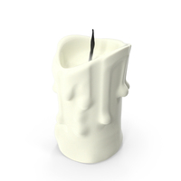 Candle Melted PNG & PSD Images